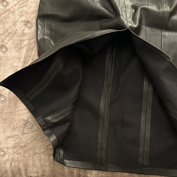 DO+BE Black Pleather Pencil Skirt - Picture 6 of 11